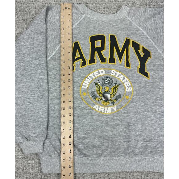 Vintage United States Army Sweatshirt Mens Large Hanes Military Crewneck 90s USA - Picture 2 of 11